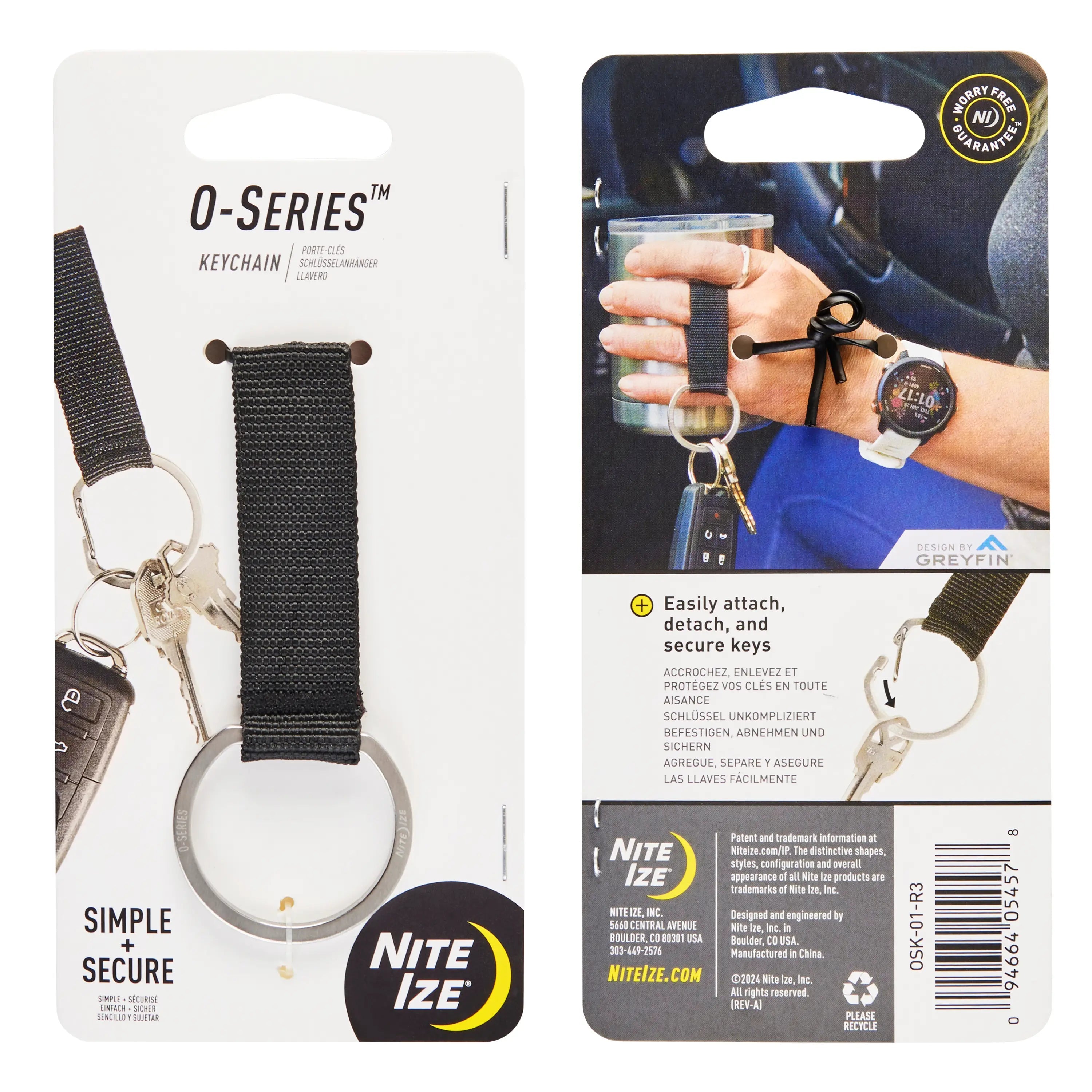 Kółko ze smyczką Nite Ize O - Series Keychain Nite Ize - Dasea People