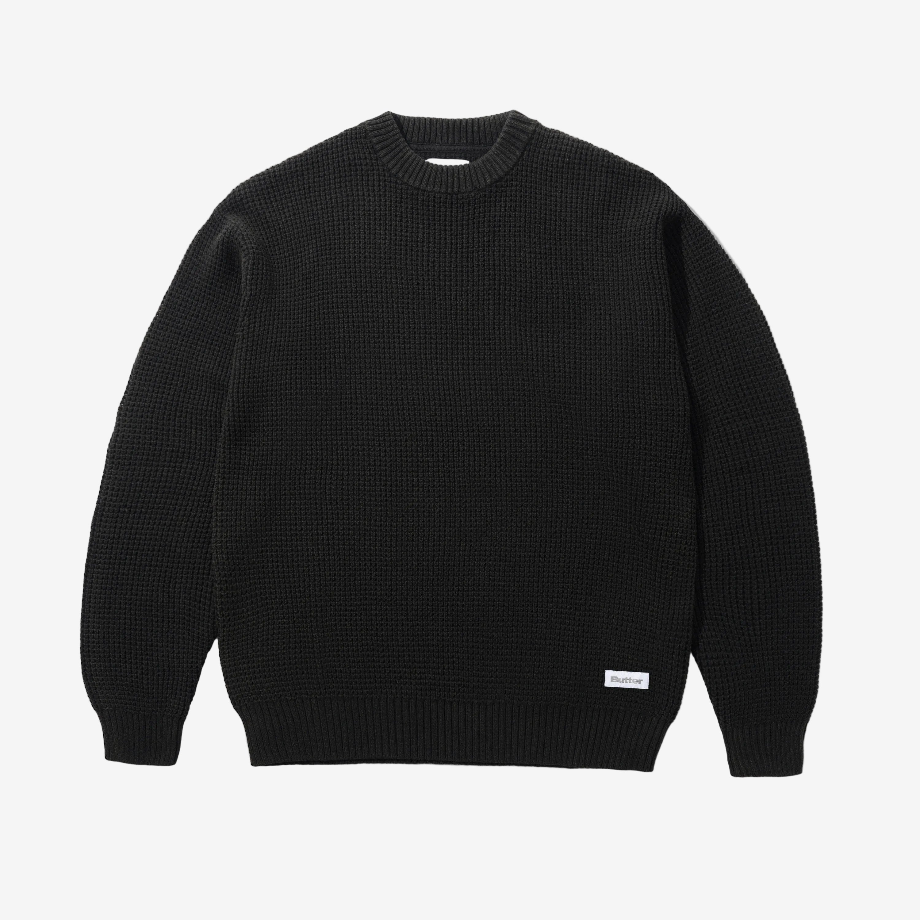 Sweter Butter Goods Distressed Waffle Butter Goods - Dasea People
