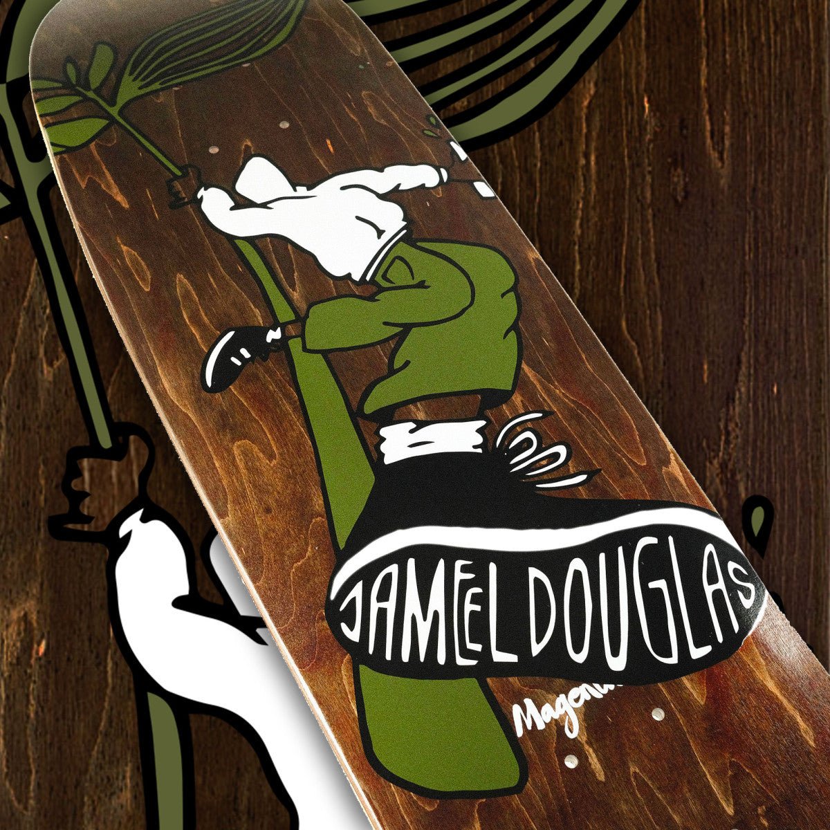 Blat Magenta Skateboards Jameel Douglas M Street Retro 8.4 Magenta Skateboards - Dasea People