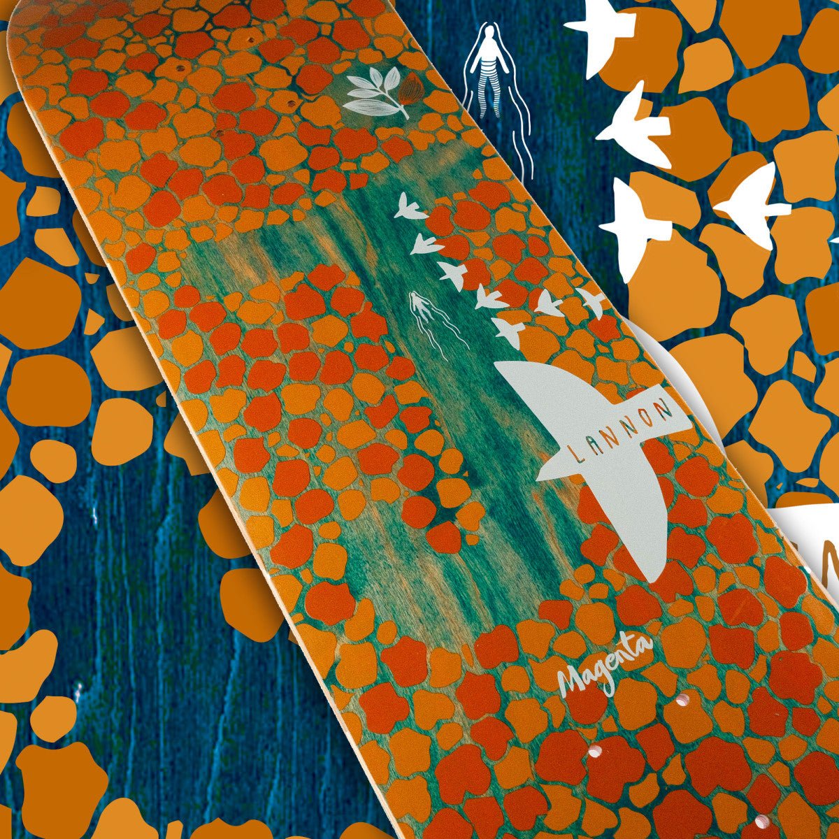 Blat Magenta Skateboards Jimmy Lannon Springwater 8.4 Magenta Skateboards - Dasea People