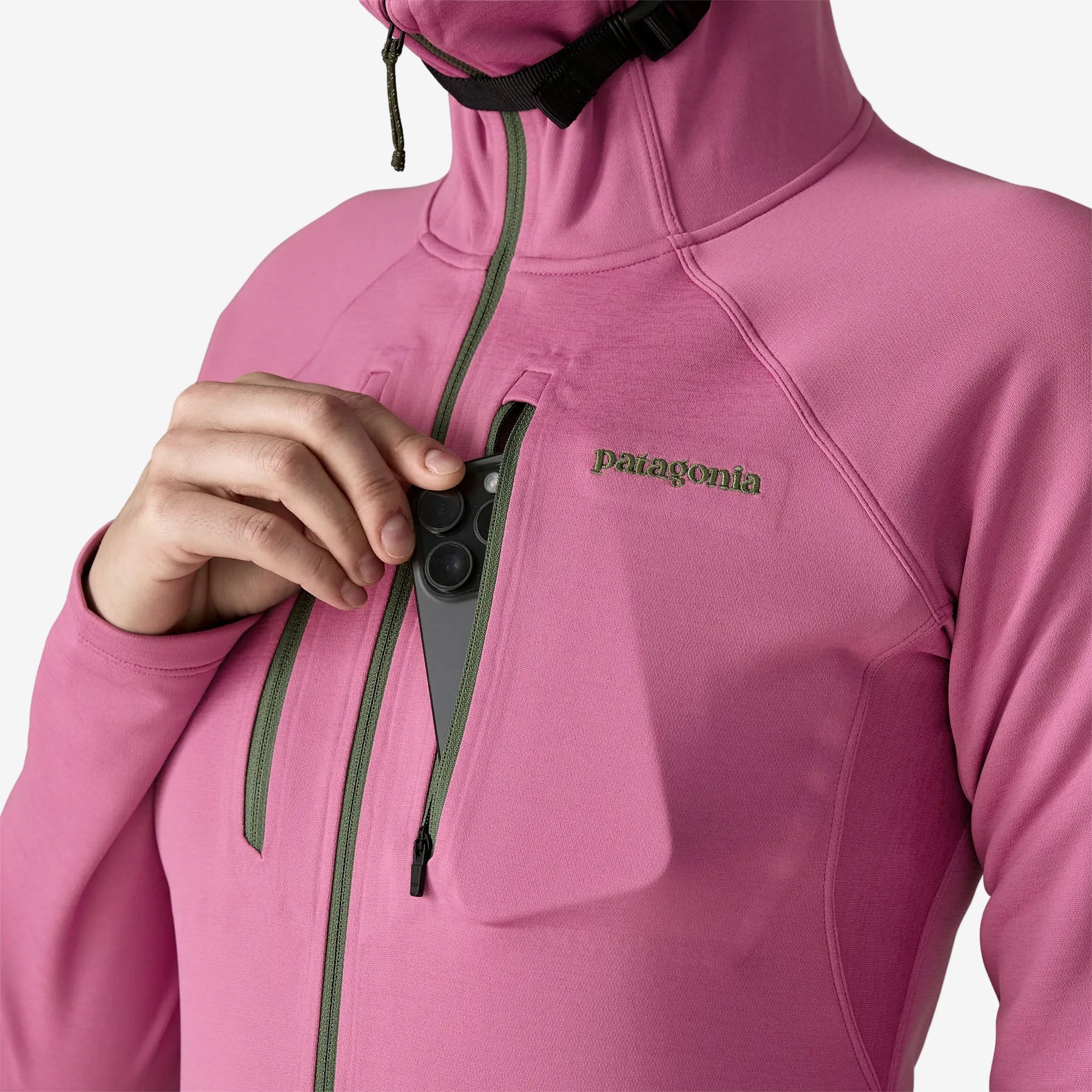Bluza z kapturem damska Patagonia R1 Ultralight Patagonia - Dasea People