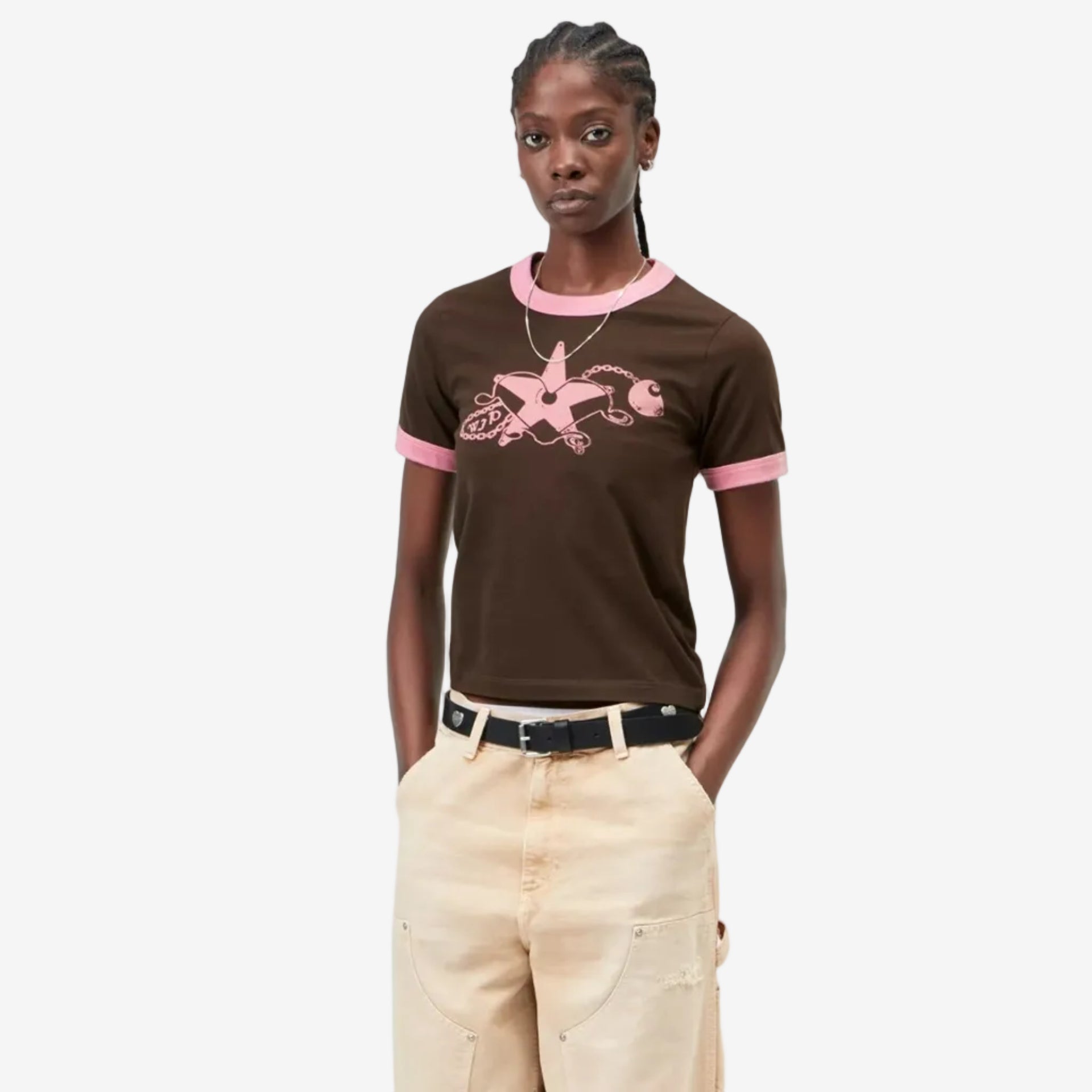 Koszulka damska Carhartt WIP Outlaw Star Ringer Carhartt WIP - Dasea People