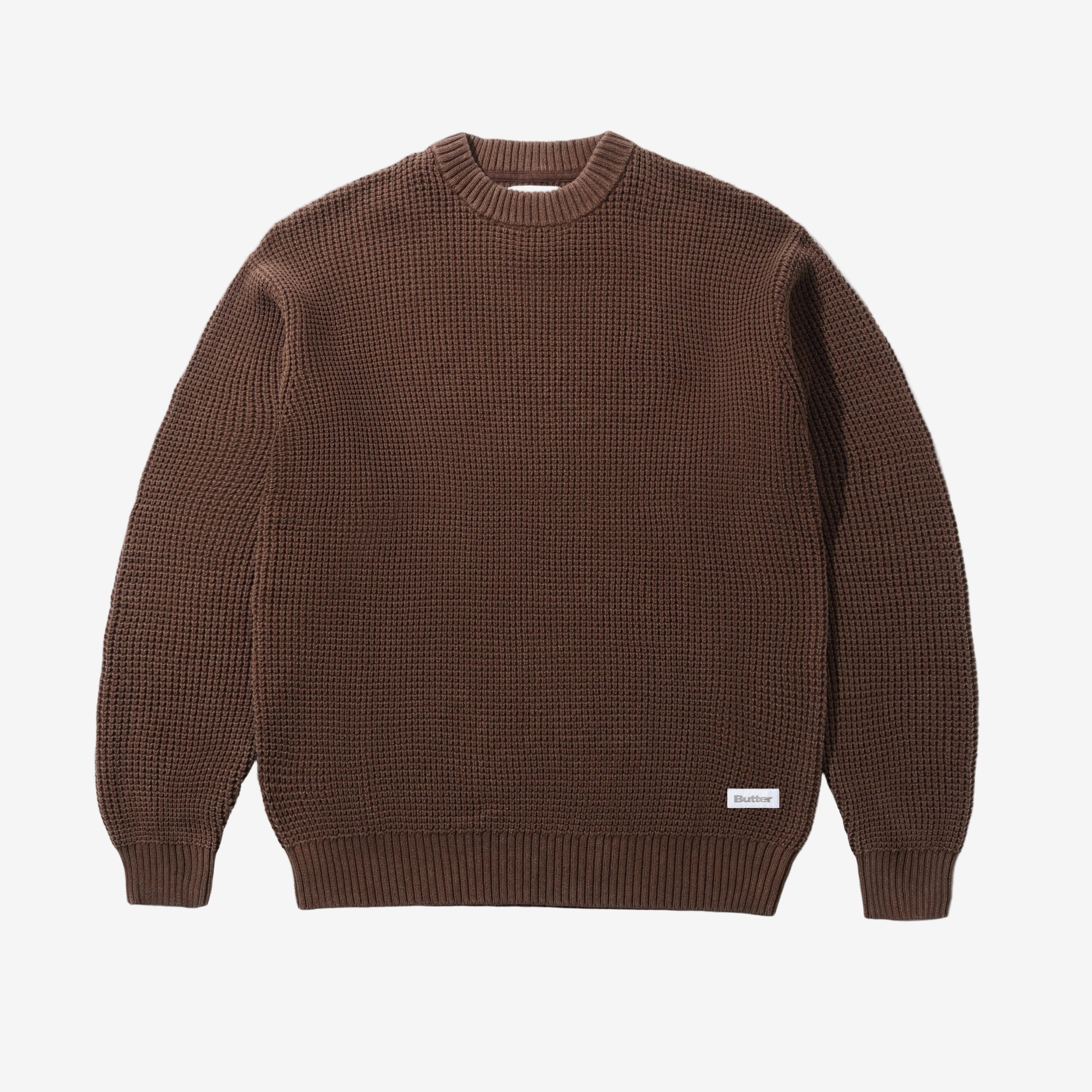 Sweter Butter Goods Distressed Waffle Butter Goods - Dasea People