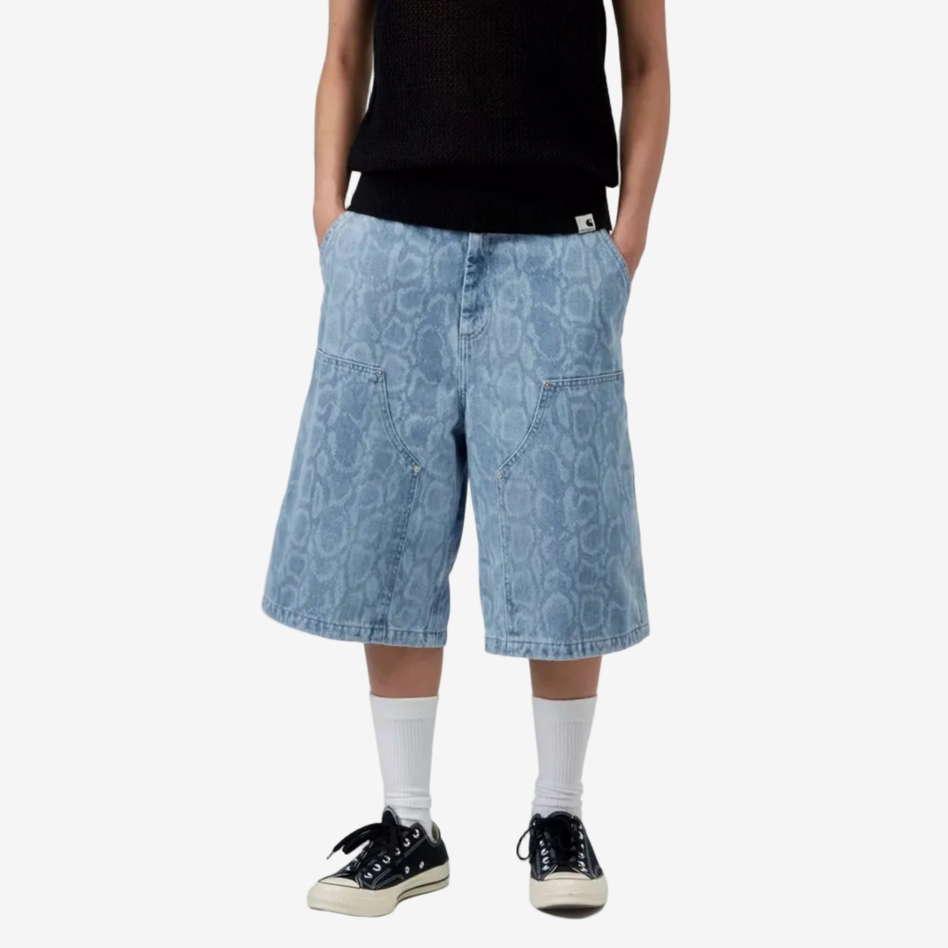 Szorty damskie Carhartt WIP Snake Nixon Double Knee Carhartt WIP - Dasea People
