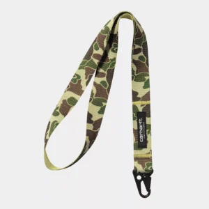 smycz-carhartt-wip-jude-keychain-camo-duck-jacquard-green