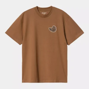 t-shirt-meski-carhartt-wip-s-s-brwon-ducks-hamilton-brown