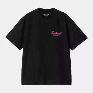 damski-t-shirt-carhartt-wip-exchange-black-pink