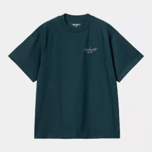 damski-t-shirt-carhartt-wip-signature-duck-blue